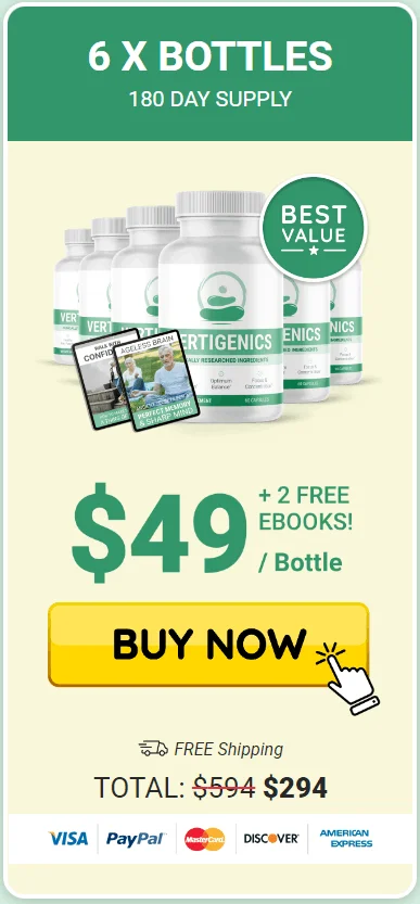 Order Vertigenics 6 bottles